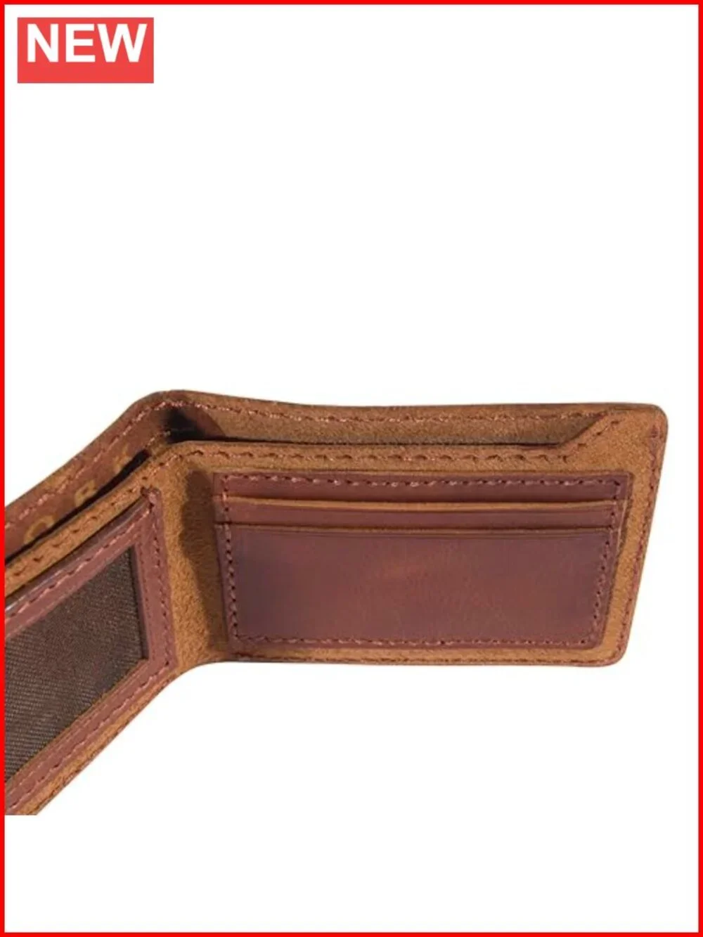 Full Grain Patina Leather Bifold Wallet with Card Slots